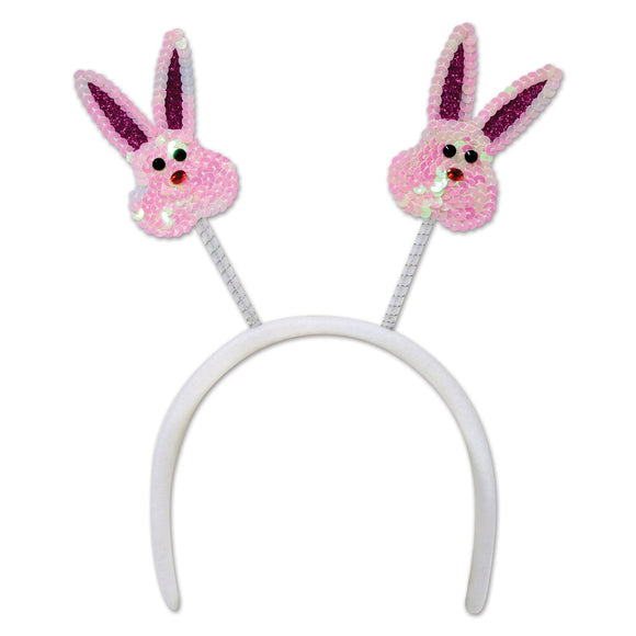 Beistle Sequined Bunny Boppers  (1/Card) Party Supply Decoration : Easter