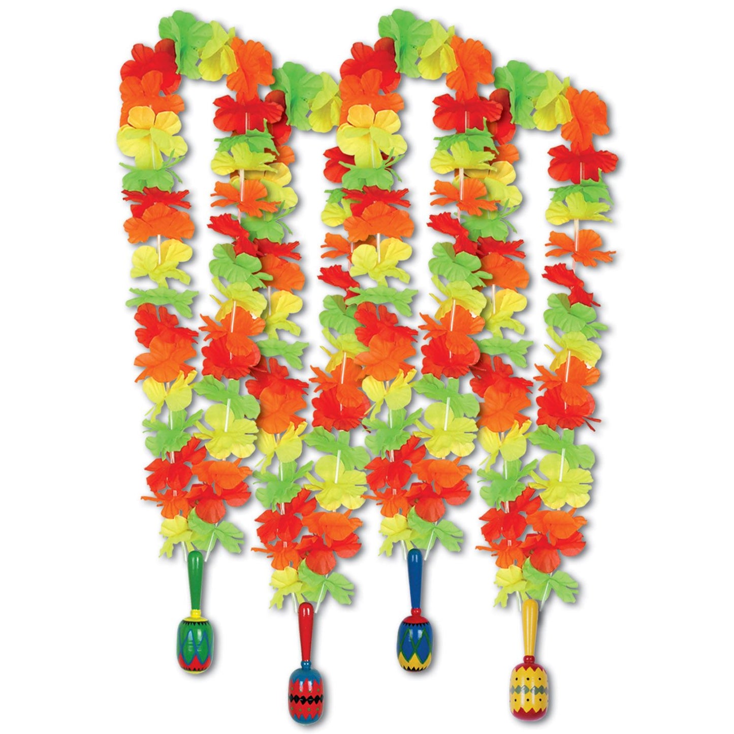 Beistle Fiesta Lei w/Maraca Medallion - Party Supply Decoration for Fiesta / Cinco de Mayo