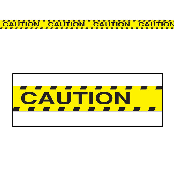 Beistle Caution Tape - Party Supply Decoration for Construction