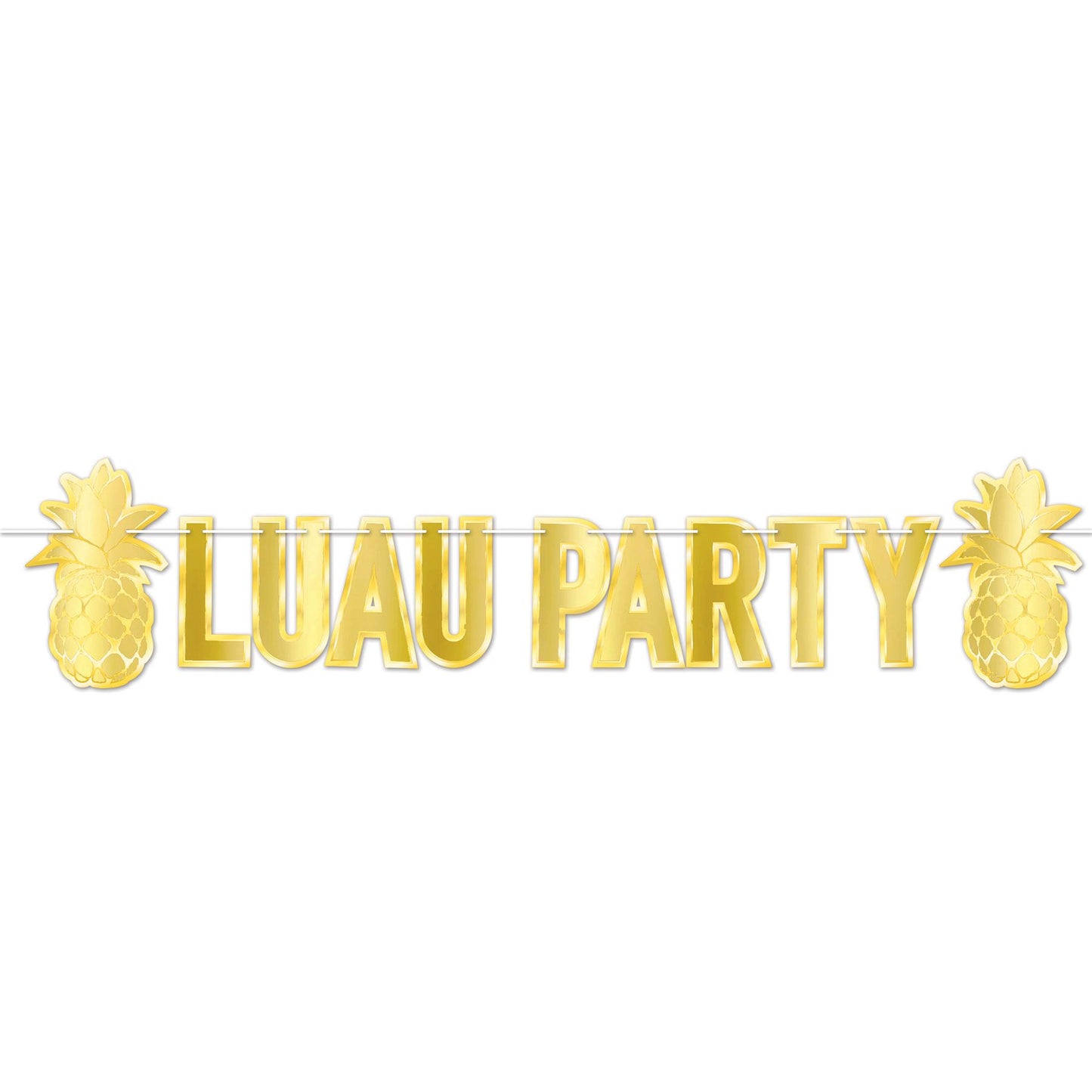 Beistle Foil Luau Party Streamer 100.5 in  x 5' 3 in  (1/Pkg) Party Supply Decoration : Luau