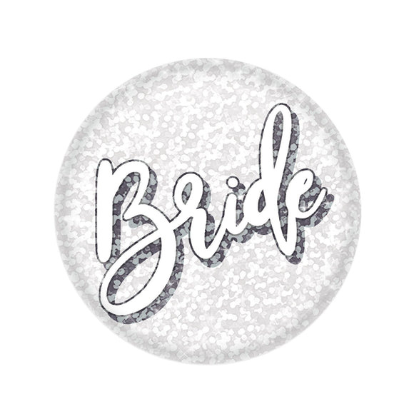 Beistle Bride Button - Party Supply Decoration for Wedding