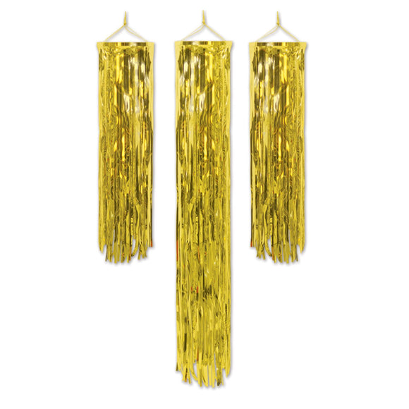 Beistle Mini FR Gleam 'N Columns - Gold - Party Supply Decoration for General Occasion