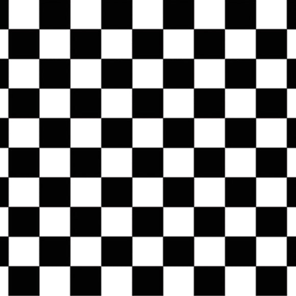 Beistle Black and White Checkered Backdrop 4' x 30' (1/Pkg) Party Supply Decoration : Racing