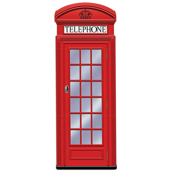 Beistle Phone Box Stand-Up - Party Supply Decoration for British