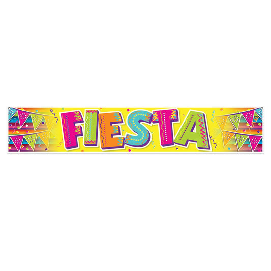 Beistle All Weather Fiesta Banner 12 in  x 5' (1/Pkg) Party Supply Decoration : Fiesta/Cinco de Mayo