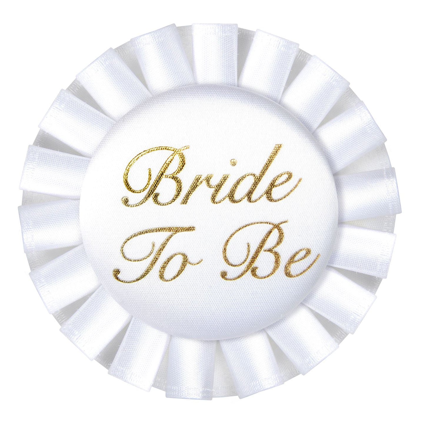 Beistle Bride To Be Satin Button - Party Supply Decoration for Wedding