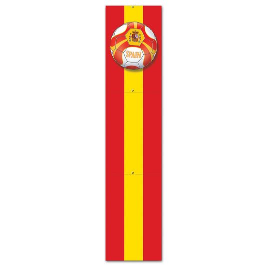 Beistle Spain Soccer Jointed Pull-Down Cutout 5' (1/Pkg) Party Supply Decoration : Soccer