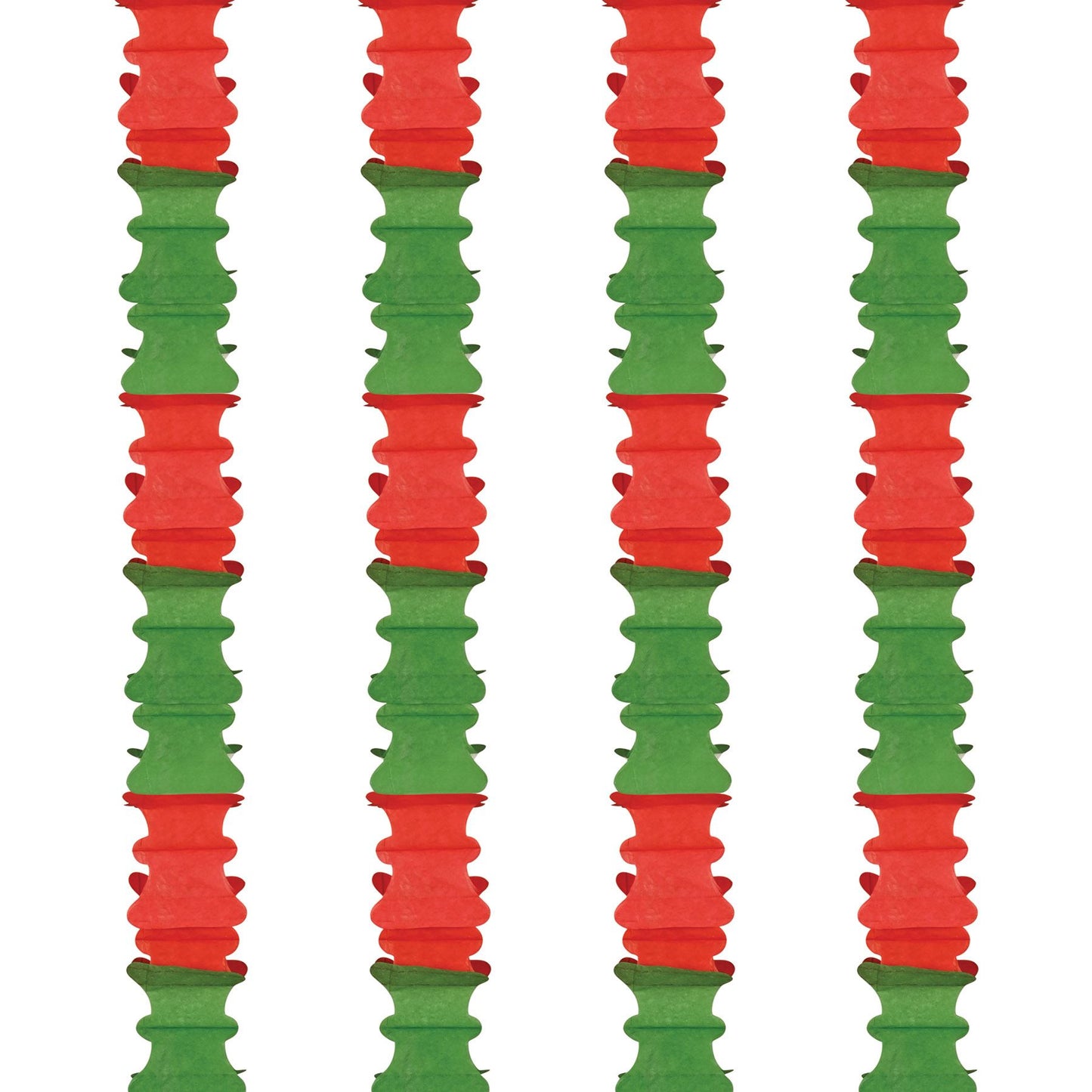 Beistle Ceiling Drops - Red and Green - Party Supply Decoration for Christmas / Winter