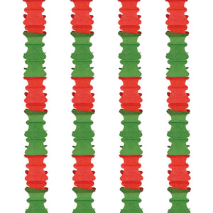 Beistle Ceiling Drops - Red and Green - Party Supply Decoration for Christmas / Winter