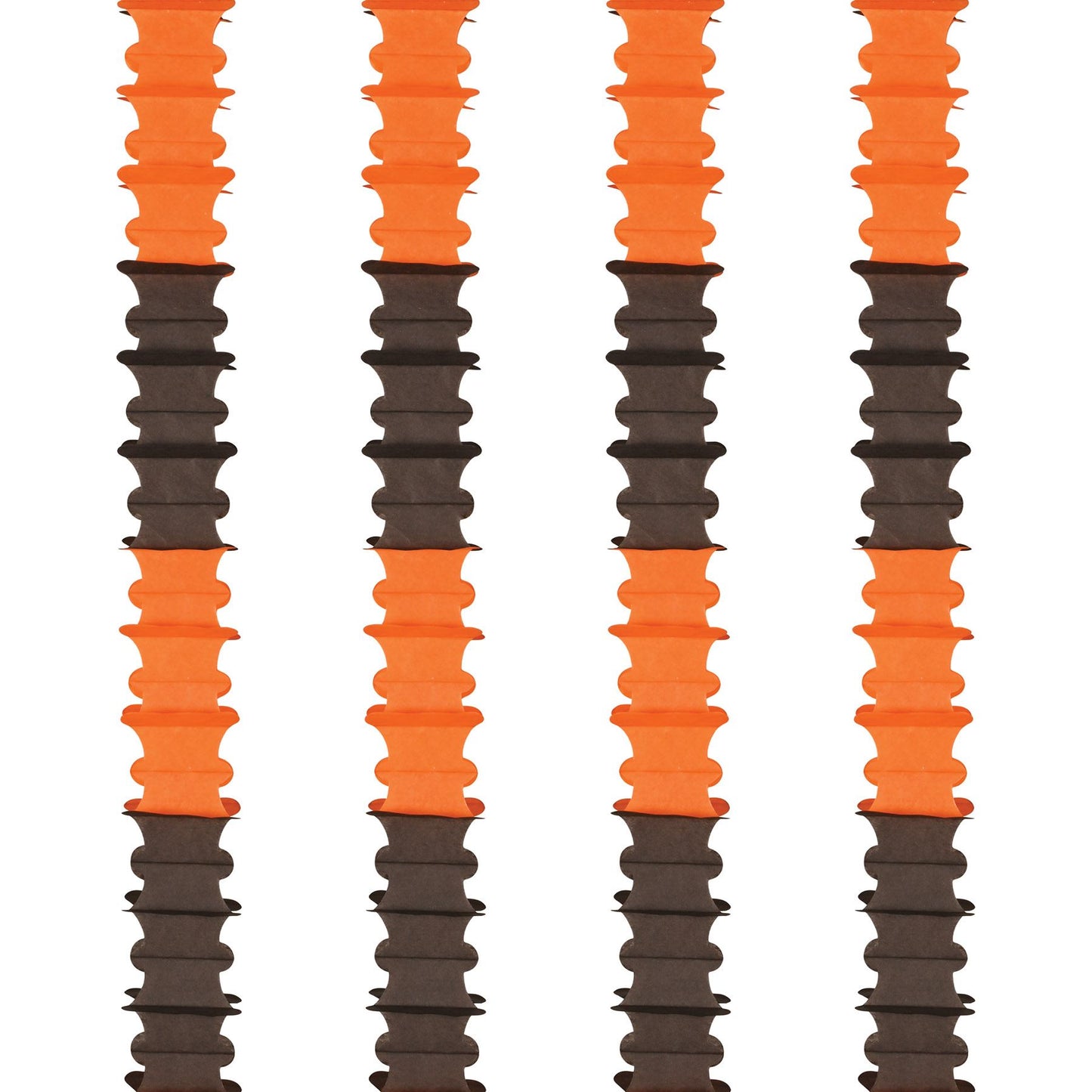 Beistle Ceiling Drops - Orange and Black - Party Supply Decoration for Halloween