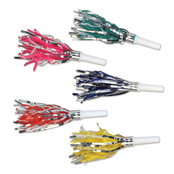 Beistle Fringed Trumpet Noisemakers (sold 100 per box) - Party Supply Decoration for New Years