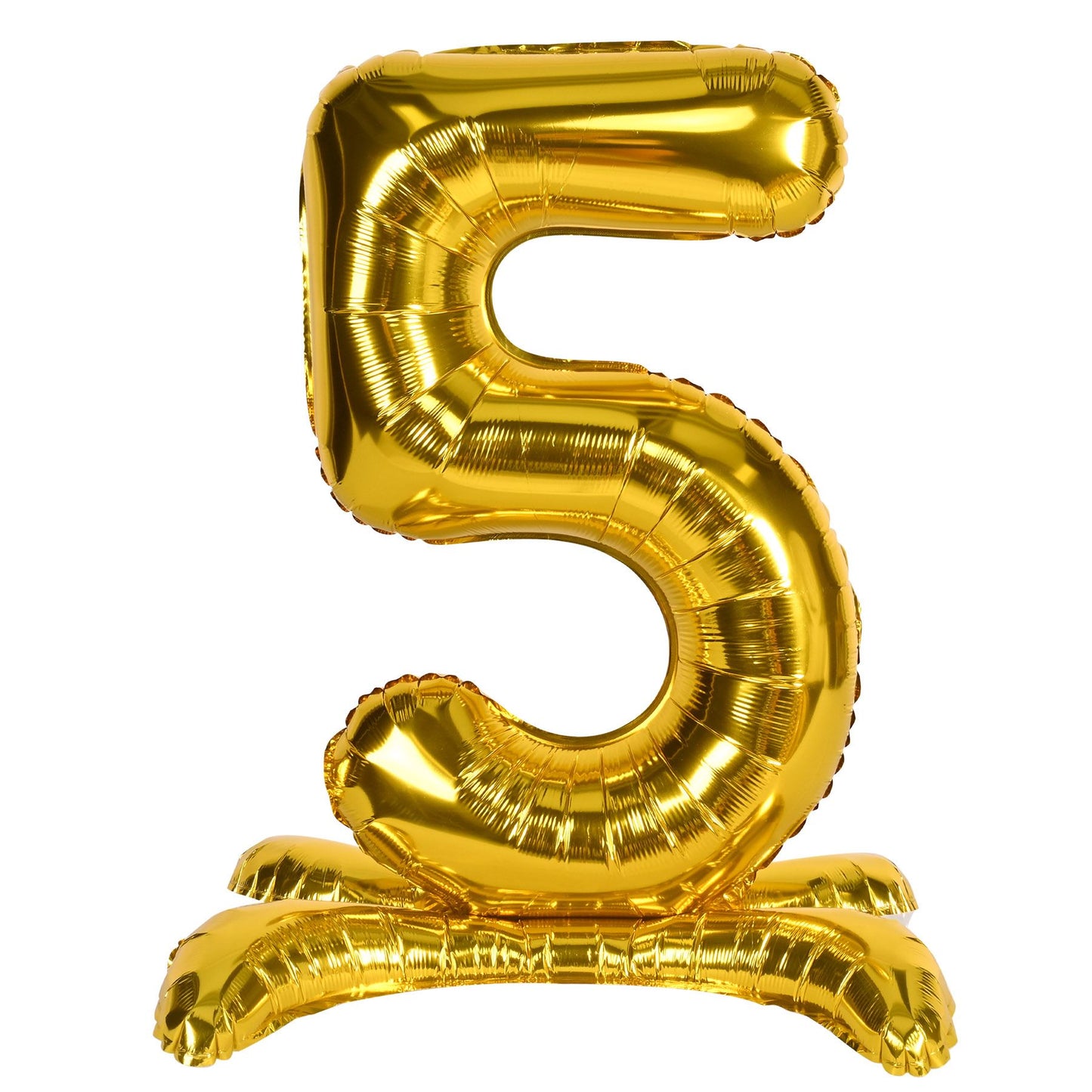 Beistle Self-Standing Balloon Number "5" - Party Supply Decoration for Birthday