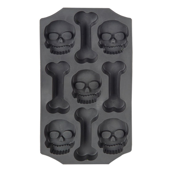 Beistle Skull & Bones Ice Mold (One Ice Mold Per Package) - Party Supply Decoration for Halloween