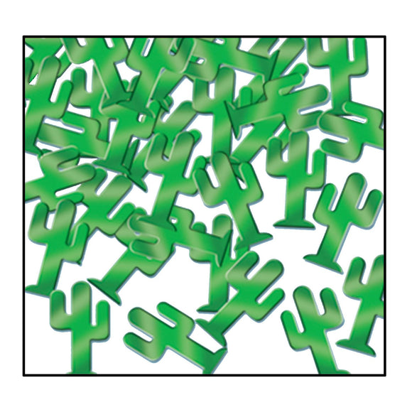 Beistle Fanci-Fetti Cactuses (1oz/pkg) - Party Supply Decoration for Western
