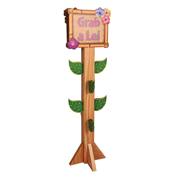 Beistle 3-D Lei Station Prop - Party Supply Decoration for Luau