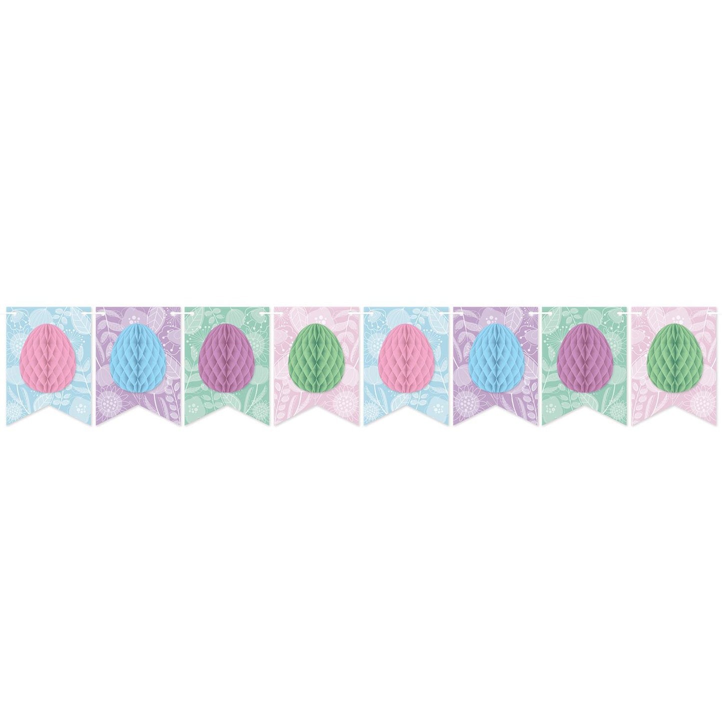 Beistle Easter Tissue Egg Streamer 7 in  x 6' (1/Pkg) Party Supply Decoration : Easter