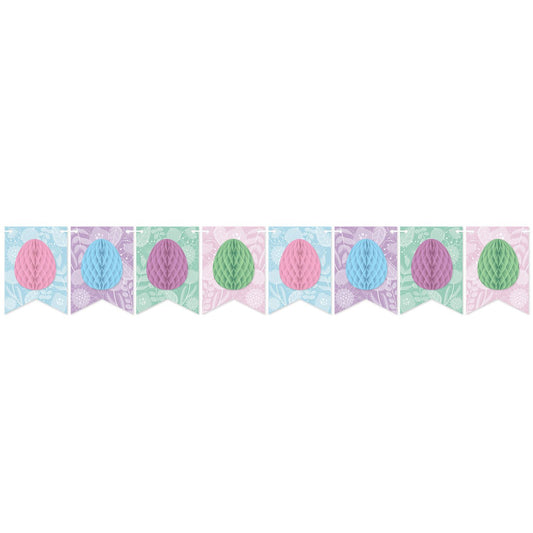 Beistle Easter Tissue Egg Streamer 7 in  x 6' (1/Pkg) Party Supply Decoration : Easter