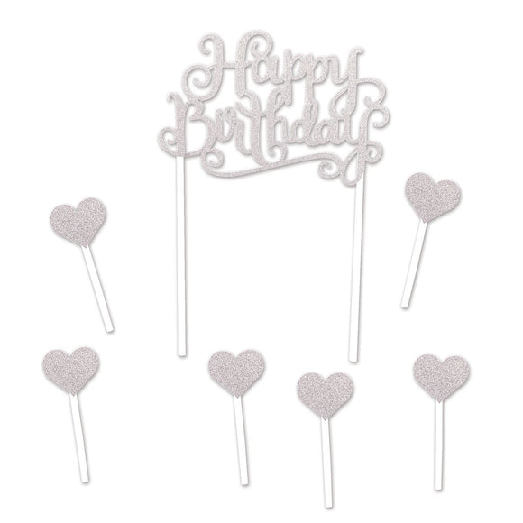 Beistle Happy Birthday Cake Topper - Party Supply Decoration for Birthday