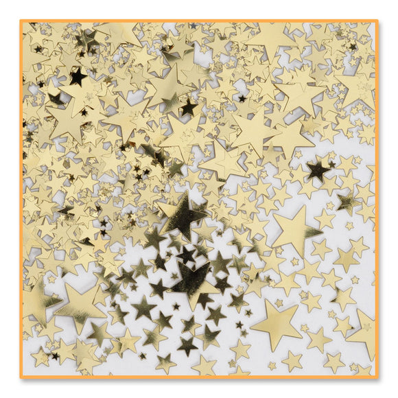Beistle Gold Stars Confetti - Party Supply Decoration for General Occasion