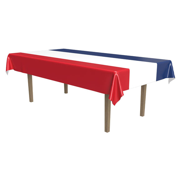 Beistle Patriotic Tablecover 54 in  x 108 in  (1/Pkg) Party Supply Decoration : Patriotic