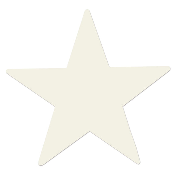 Beistle White Foil Star (5 inch) - Party Supply Decoration for General Occasion