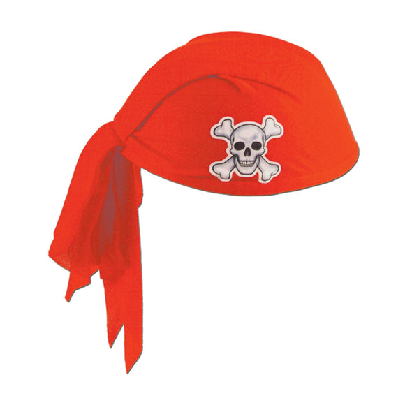 Beistle Red Pirate Scarf Hat   Party Supply Decoration : Pirate