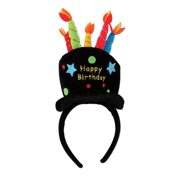 Beistle Plush Birthday Cake Headband  (1/Card) Party Supply Decoration : Birthday
