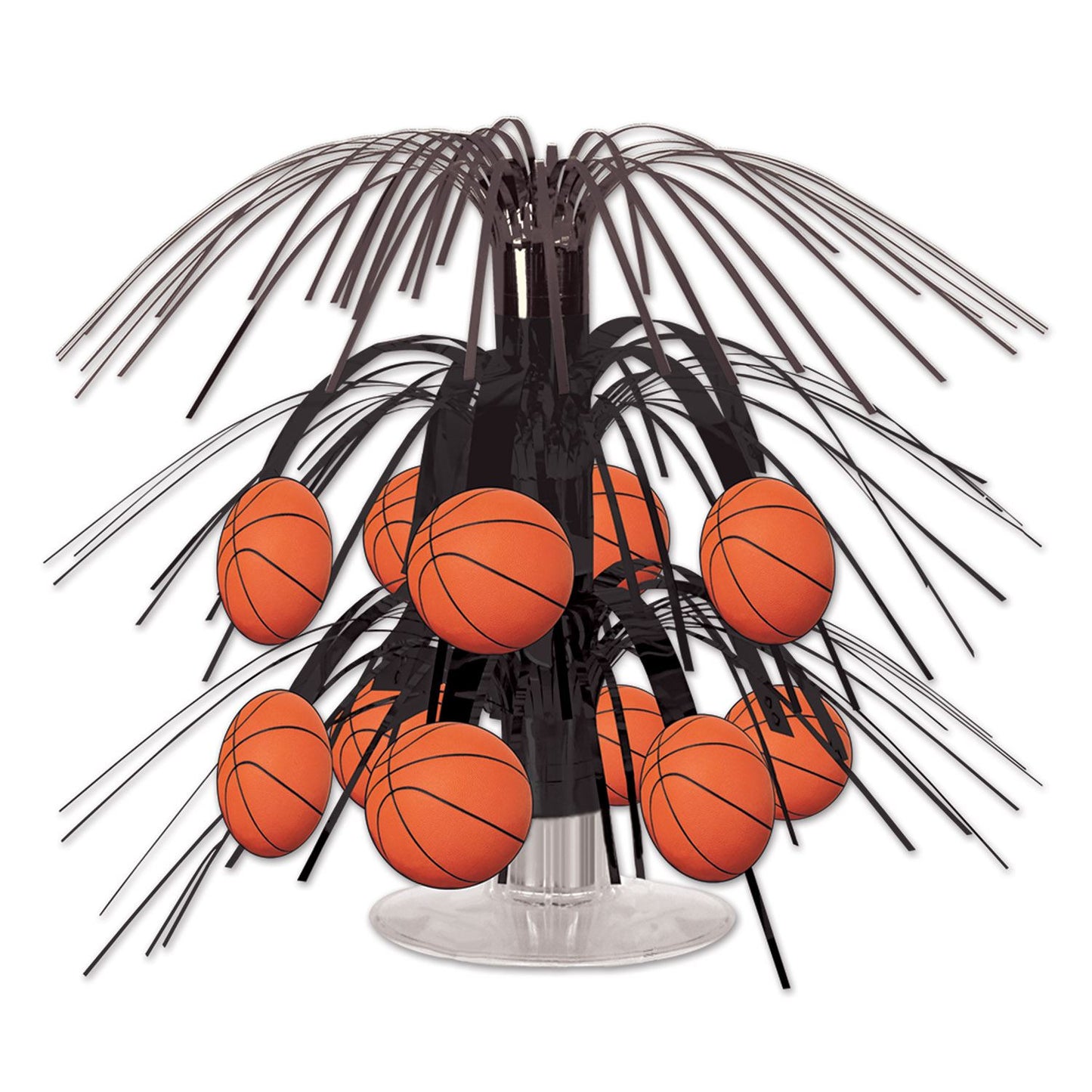 Beistle Basketball Mini Cascade Centerpiece  (1/Pkg) Party Supply Decoration : Basketball