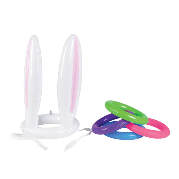 Beistle Inflatable Bunny Ears Ring Toss - Party Supply Decoration for Easter