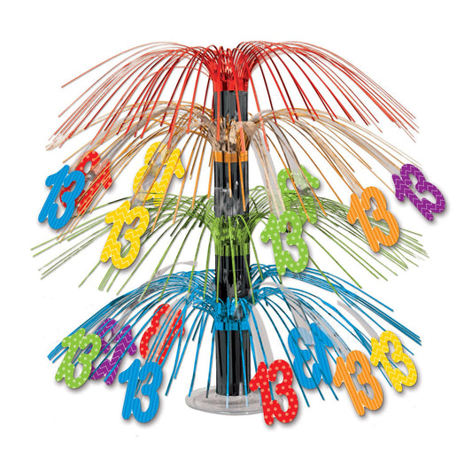 Beistle 13 Cascade Centerpiece 18 in  (1/Pkg) Party Supply Decoration : Birthday-Age Specific