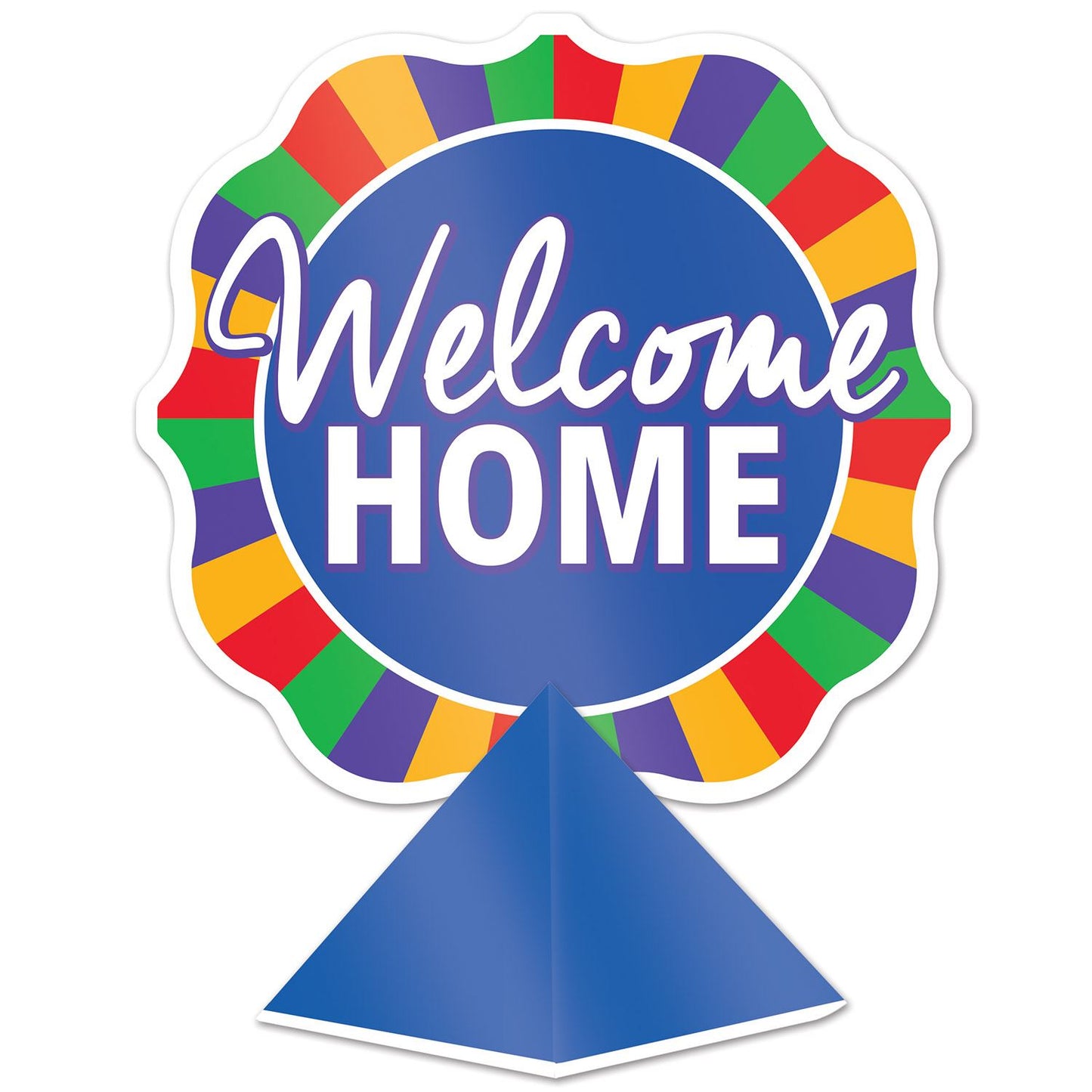 Beistle 3-D Foil Welcome Home Centerpiece   (1/Pkg) Party Supply Decoration : General Occasion