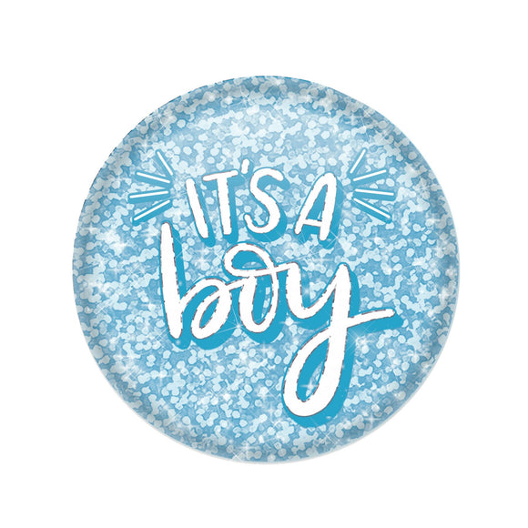 Beistle It's A Boy Button - Party Supply Decoration for Baby Shower