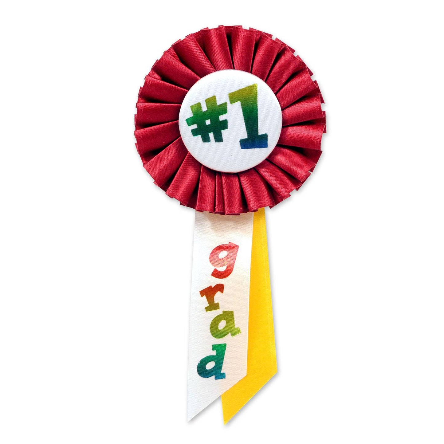 Beistle #1 Grad Rosette - Party Supply Decoration for Graduation