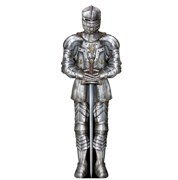 Beistle Suit of Armor Cutout 3'  Party Supply Decoration : Medieval