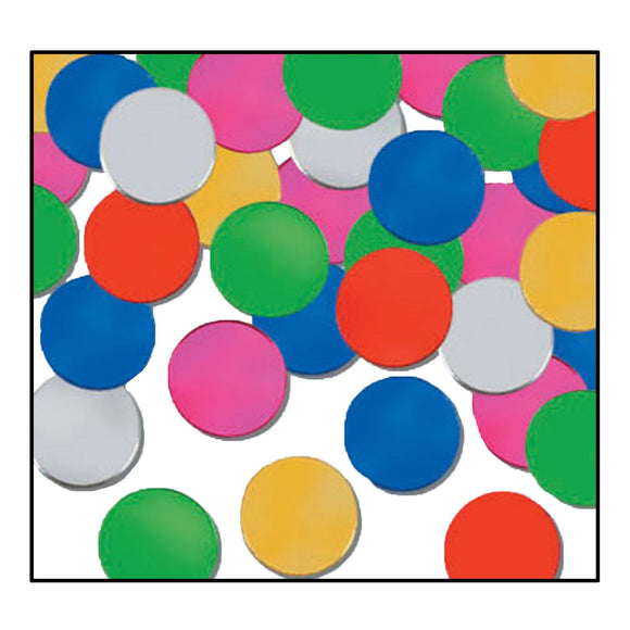 Beistle Multi-Color Fanci-Fetti Dots - Party Supply Decoration for General Occasion