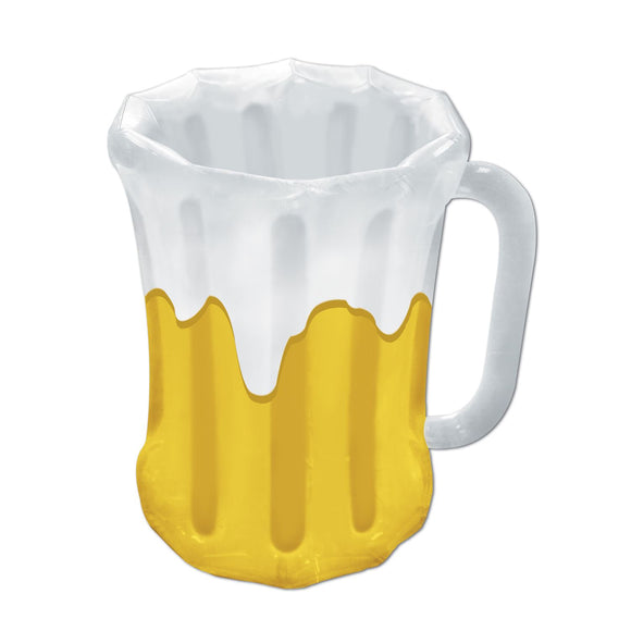 Beistle Inflatable Gold Beer Mug Cooler - Party Supply Decoration for Oktoberfest