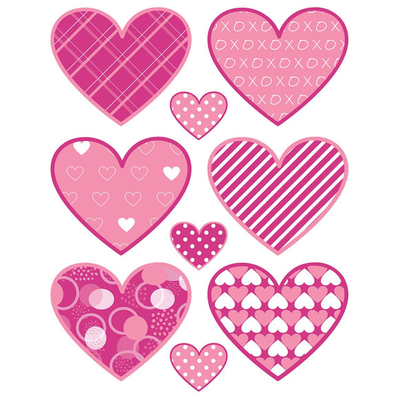 Beistle Valentine's Day Clings - Party Supply Decoration for Valentines