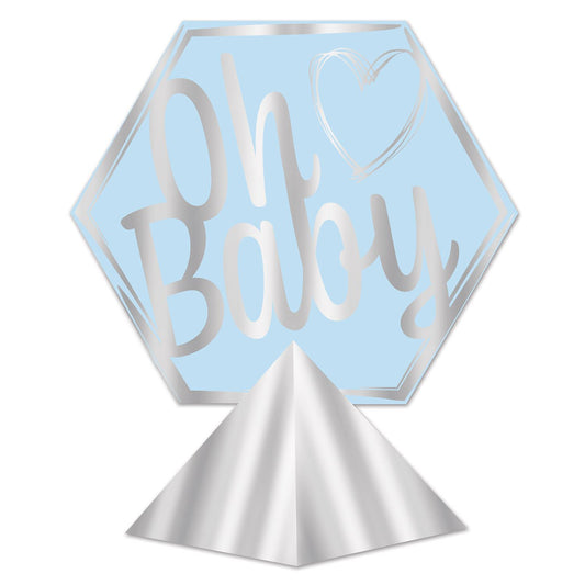 Beistle 3-D Foil  in Oh Baby in  Centerpiece   (1/Pkg) Party Supply Decoration : Baby Shower