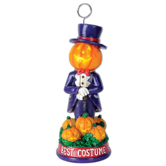 Beistle Best Costume Halloween Trophy Photo/Balloon Holder - Party Supply Decoration for Halloween