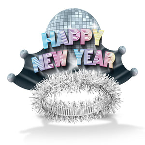 Beistle Disco Fever Tiaras - Party Supply Decoration for New Years