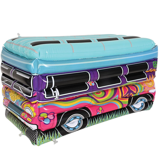 Beistle Inflatable Hippie Bus Cooler - Party Supply Decoration for 60's