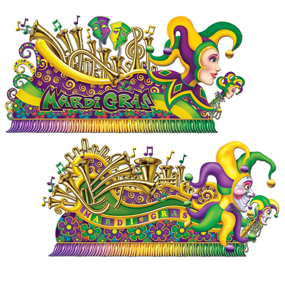 Beistle Mardi Gras Float Props - Party Supply Decoration for Mardi Gras
