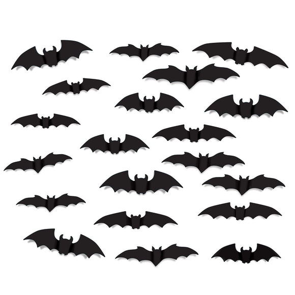 Beistle Bat Silhouettes - Party Supply Decoration for Halloween
