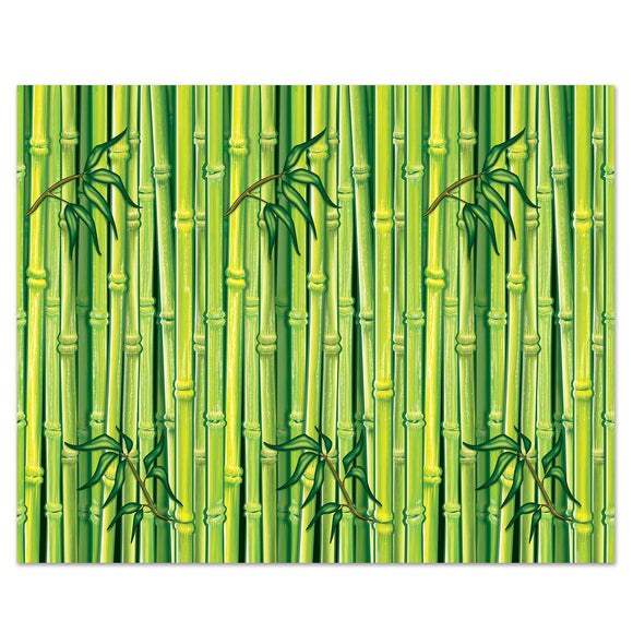 Beistle Bamboo Backdrop 4' x 30' (1/Pkg) Party Supply Decoration : Jungle