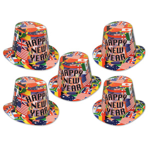 Beistle International New Year Hi-Hat (Sold 25 Per Box)   Party Supply Decoration : New Years