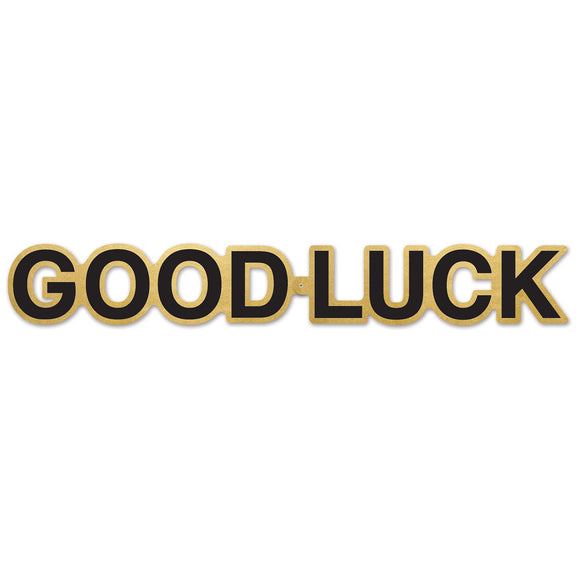 Beistle Good Luck Foil Streamer 5 in  x 35 in  (1/Pkg) Party Supply Decoration : General Occasion