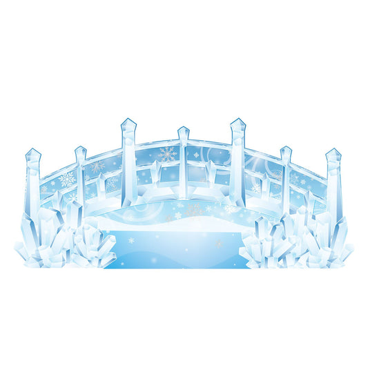 Beistle Winter Wonderland Bridge Photo Prop - Party Supply Decoration for Prom