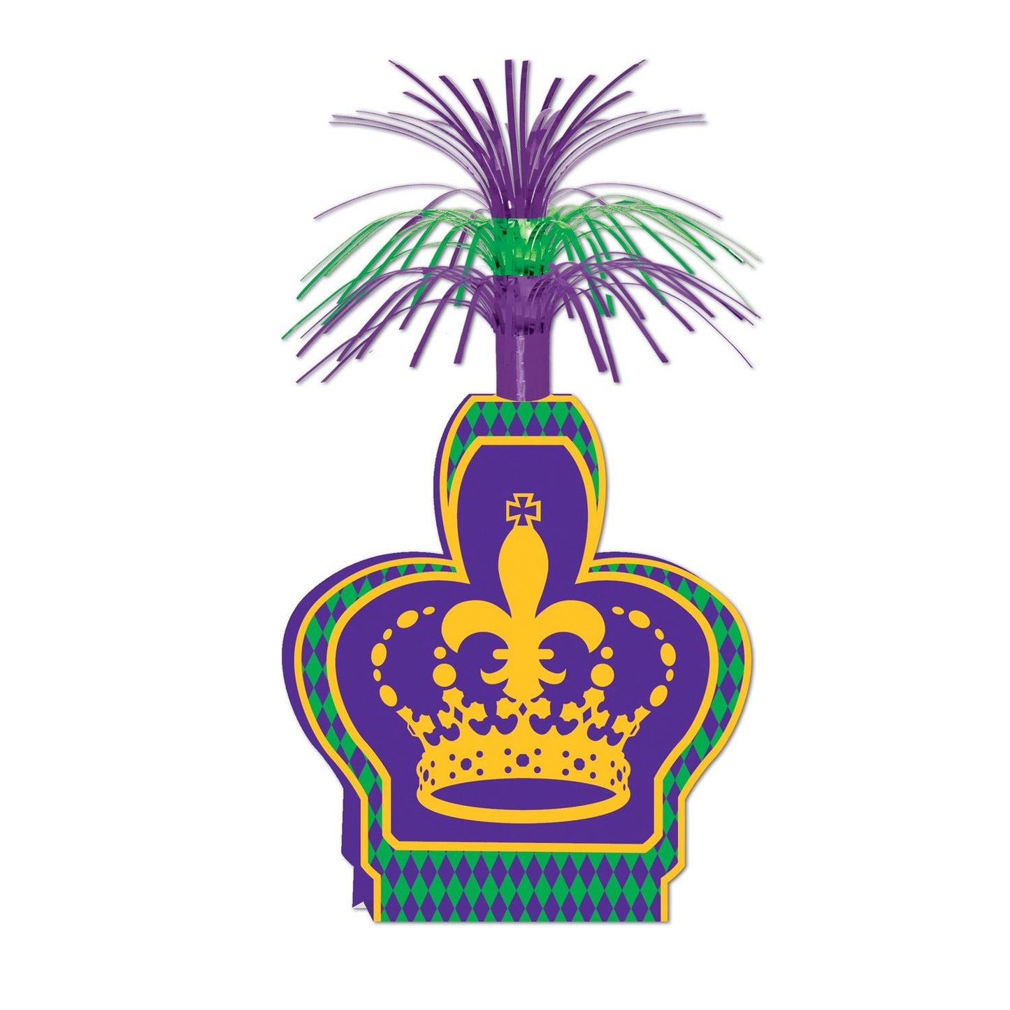 Beistle Mardi Gras Centerpiece 15 in  (1/Pkg) Party Supply Decoration : Mardi Gras