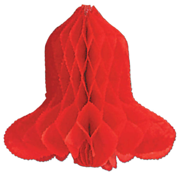 Beistle Art-Tissue Bell, Red - Party Supply Decoration for Christmas / Winter