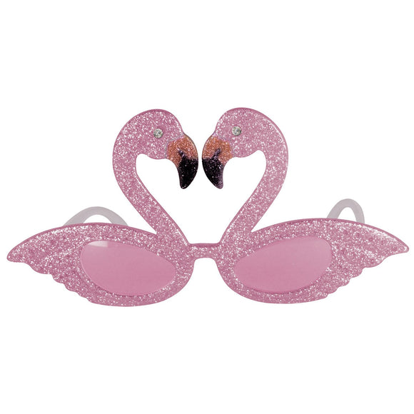 Beistle Glittered Flamingo Fanci-Frames - Party Supply Decoration for Luau